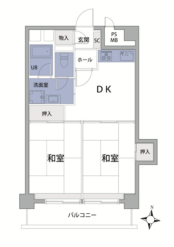 OHREM新高円寺 302号室 間取り