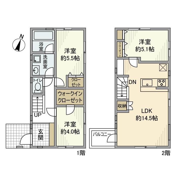 天沼戸建 間取り