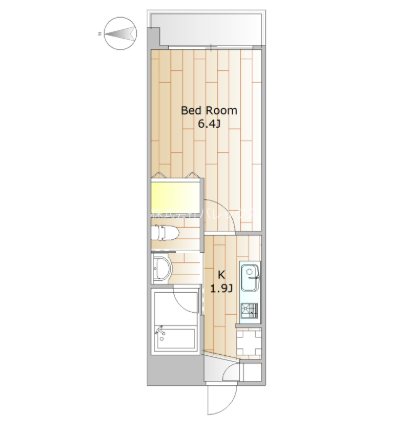 ヒルサイドクレソン 305号室 間取り