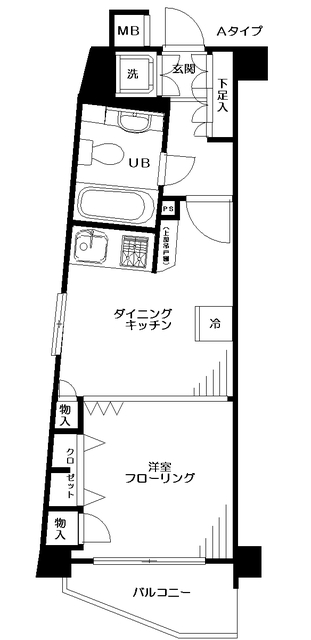 日神パレステージ西池袋公園 701号室 間取り