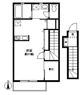 ユアーズＫＭ 間取り図