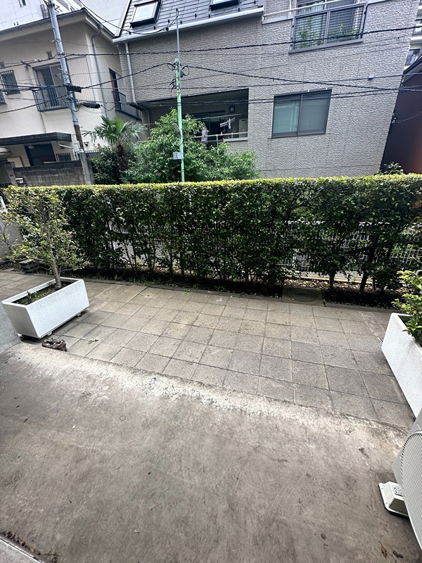 ラティエラ白金高輪 ベランダ