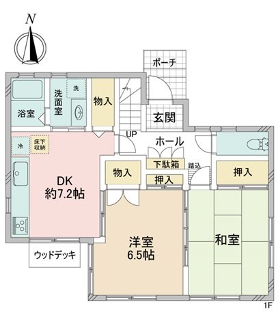 吉祥ガーデン成田東 間取り図