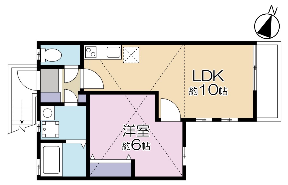 マスコットパレス 間取り図