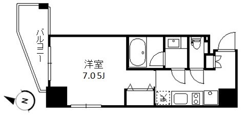 ラティエラ中野 305号室 間取り