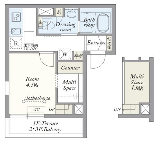 My　Style　vintage東長崎 301号室 間取り