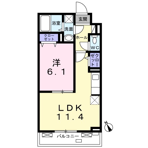 エクセルアヴェニュー 間取り図