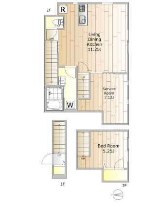 レスポワール祐天寺 間取り図