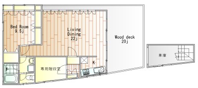 ロイヤルコート桜新町 302号室 間取り