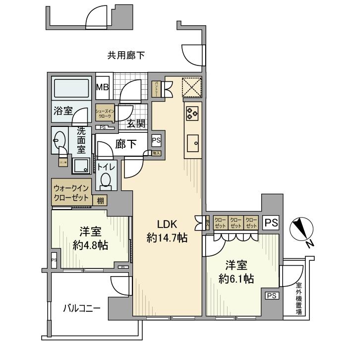 プラウド恵比寿 317号室 間取り