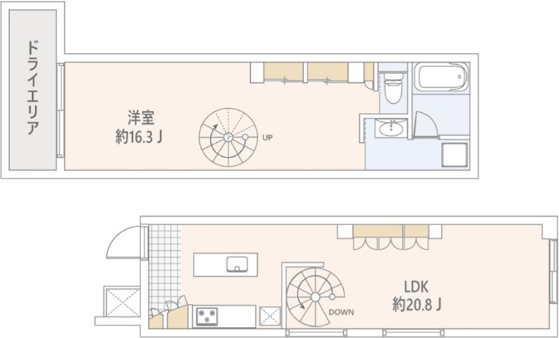GrandStory西麻布 103号室 間取り