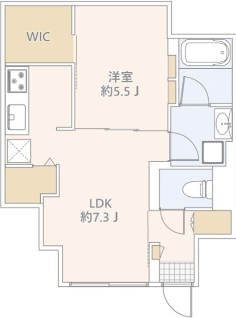 GranDuo代沢III 102号室 間取り