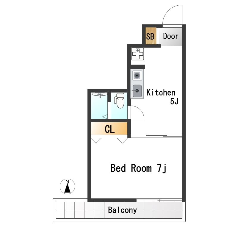 日神シルバープラザ大久保第2 802号室 間取り