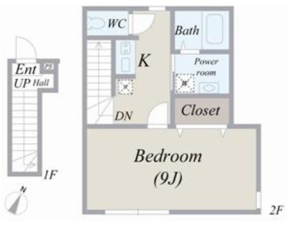 フィオーレ成城 201号室 間取り
