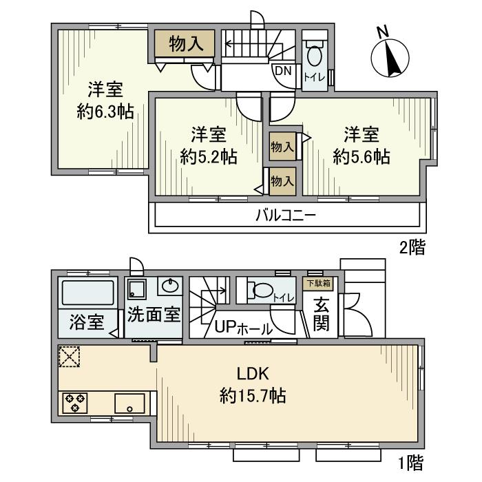 下高井戸戸建 間取り