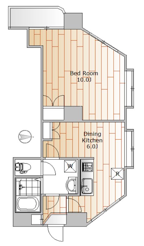 パインヒルガーデン 403号室 間取り