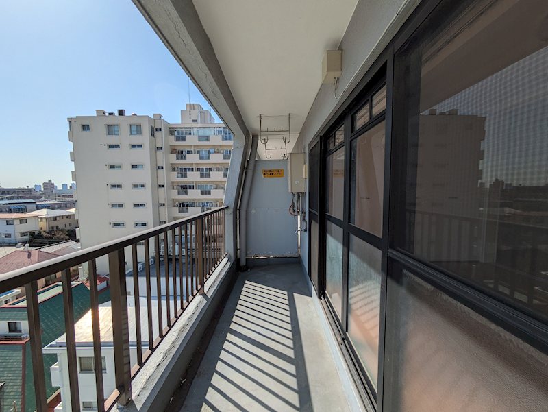 須賀マンション ベランダ