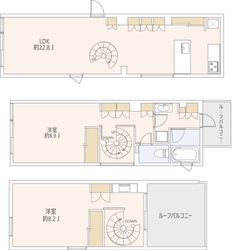 GrandStory西麻布 303号室 間取り