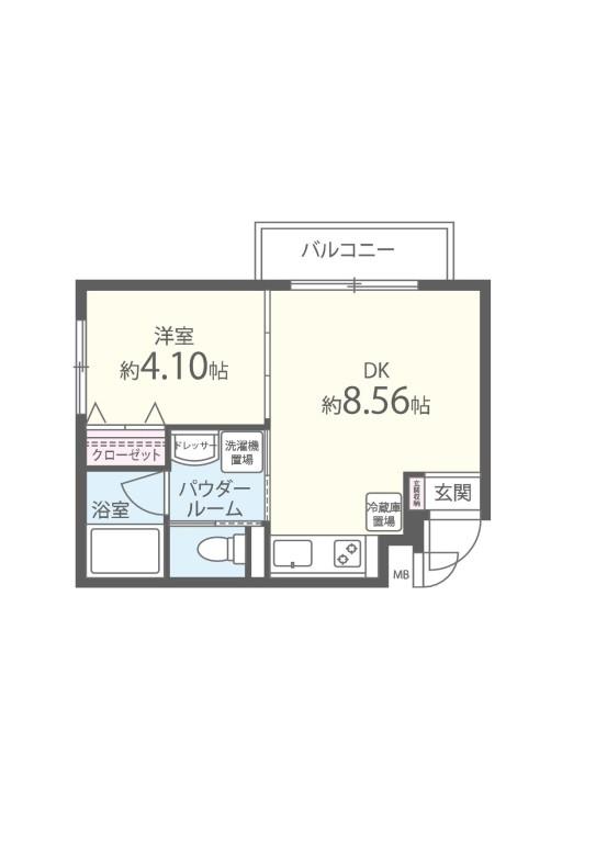 ツルマキロジ 202号室 間取り