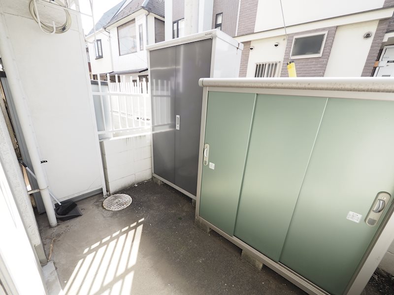 コーポサトー ベランダ