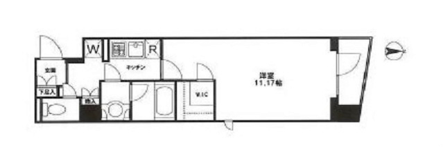 アンジェラ神宮前 601号室 間取り
