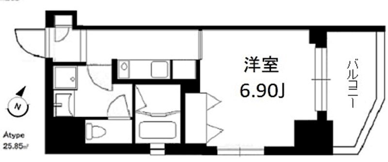 ラティエラ中野 501号室 間取り
