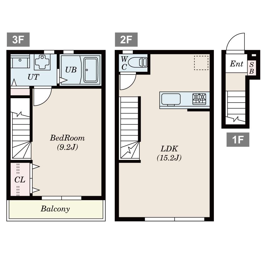 プラチナフォルム東中野 211号室 間取り