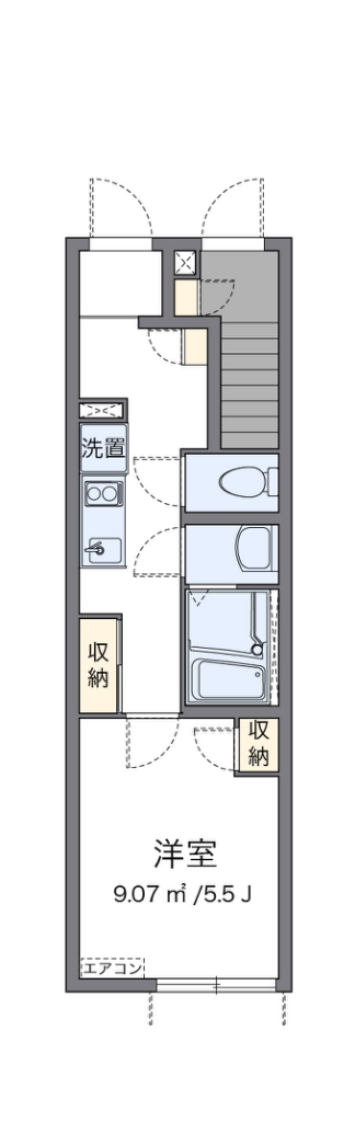 クレイノドゥーエ荻窪 106号室 間取り