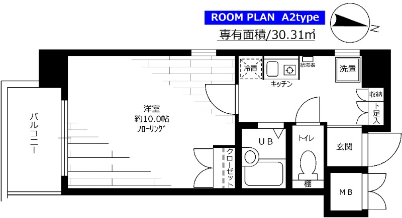 ステージファースト笹塚 502号室 間取り