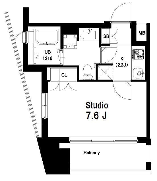 中目黒ウエスト 502号室 間取り