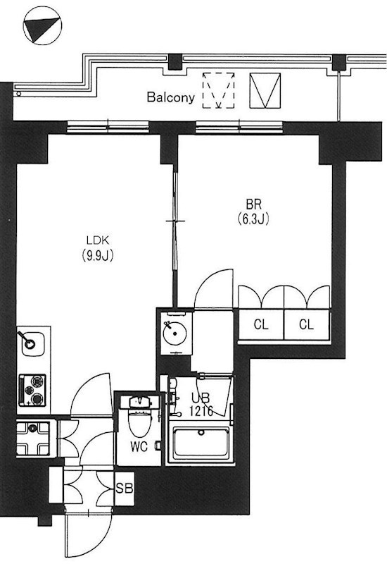 エスティメゾン中野 501号室 間取り