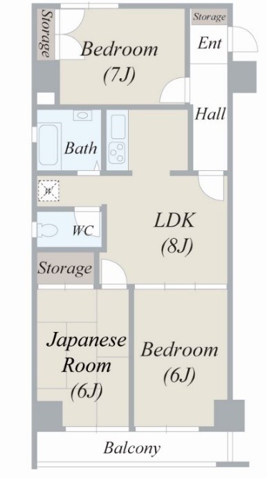 麻布十番レジデンス 605号室 間取り