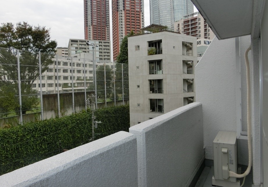 麻布十番レジデンス ベランダ