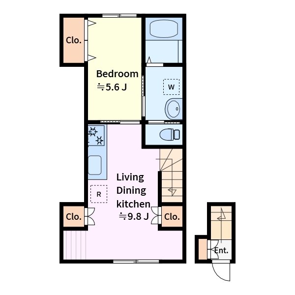 Laguna　Seca (ラグナセカ） 201号室 間取り