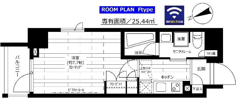 ステージファースト世田谷アジールコート 801号室 間取り