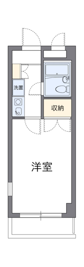 レオパレスＲＸコスモＭ 301号室 間取り
