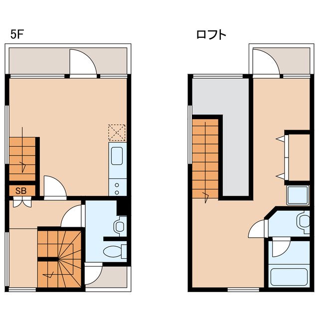 エムサ湯島 501号室 間取り