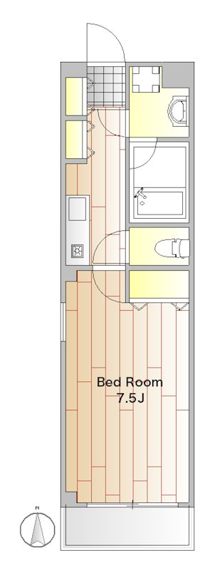CIELO 306号室 間取り
