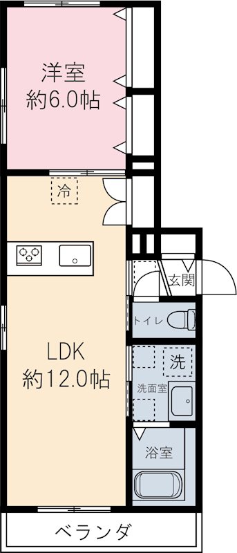 ラ　カーサドルチェ 202号室 間取り
