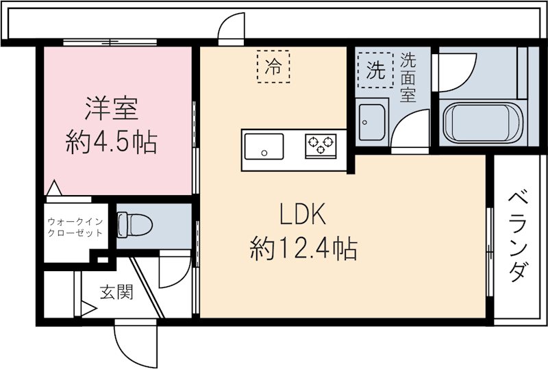 ラ　カーサドルチェ 201号室 間取り