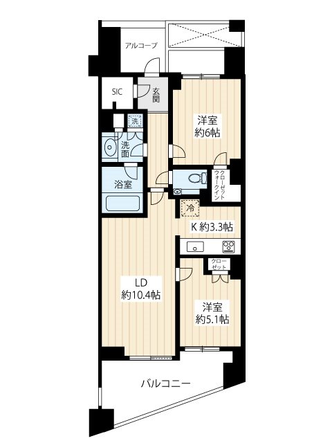 Ｔｈｅ目黒四季レジデンス 間取り図