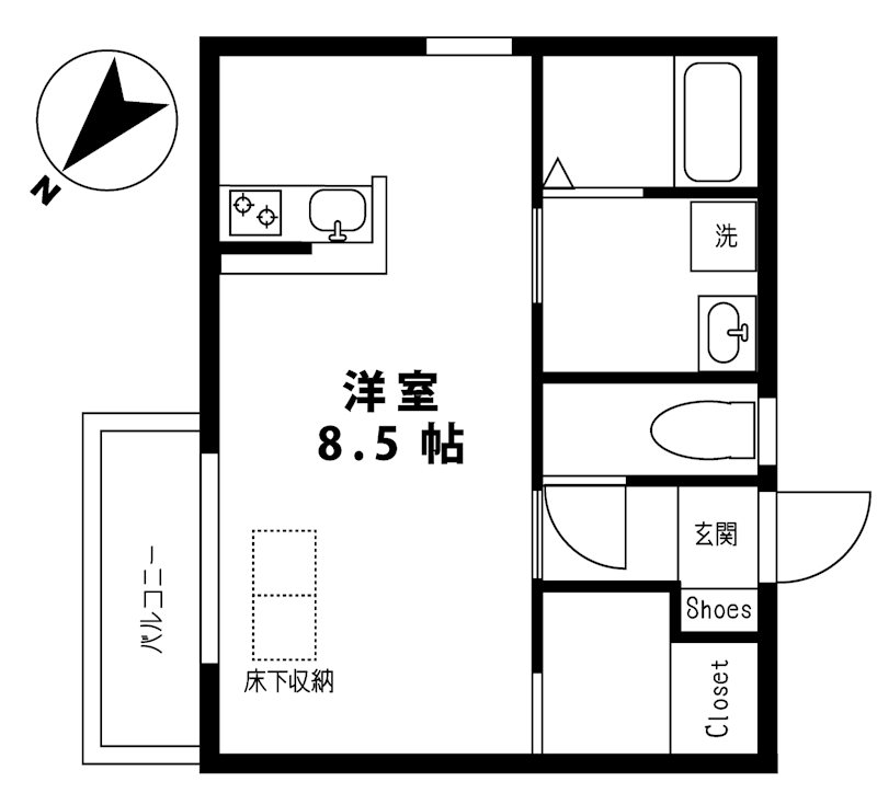 The Well Mejiro 間取り図
