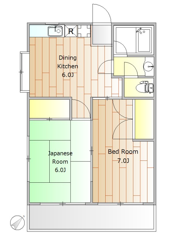 レスポワール野沢 間取り図