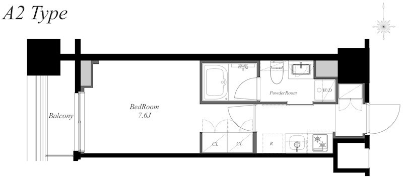 MINAMIAZABU　NORTH 間取り図
