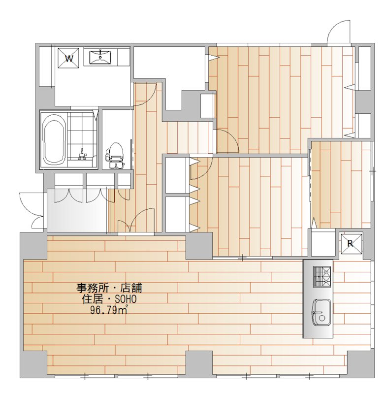パームツリー自由が丘 間取り図