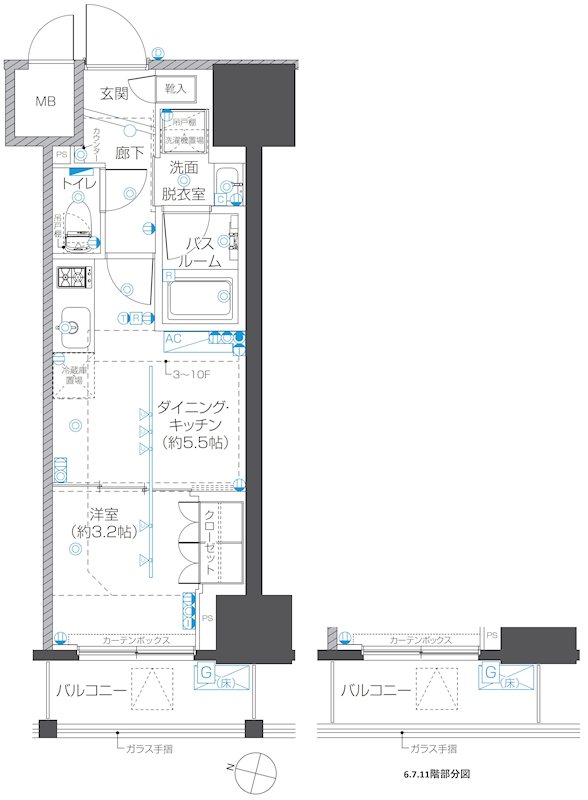 ZOOM本郷 間取り図