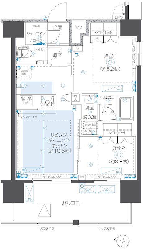 ZOOM本郷 間取り図