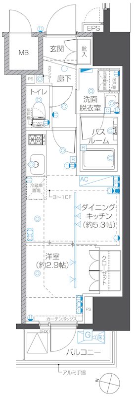 ZOOM本郷 間取り図