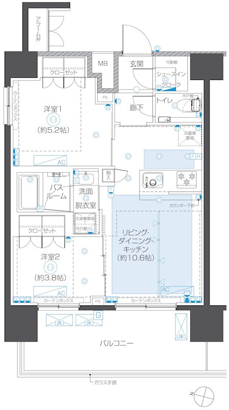 ZOOM本郷 間取り図