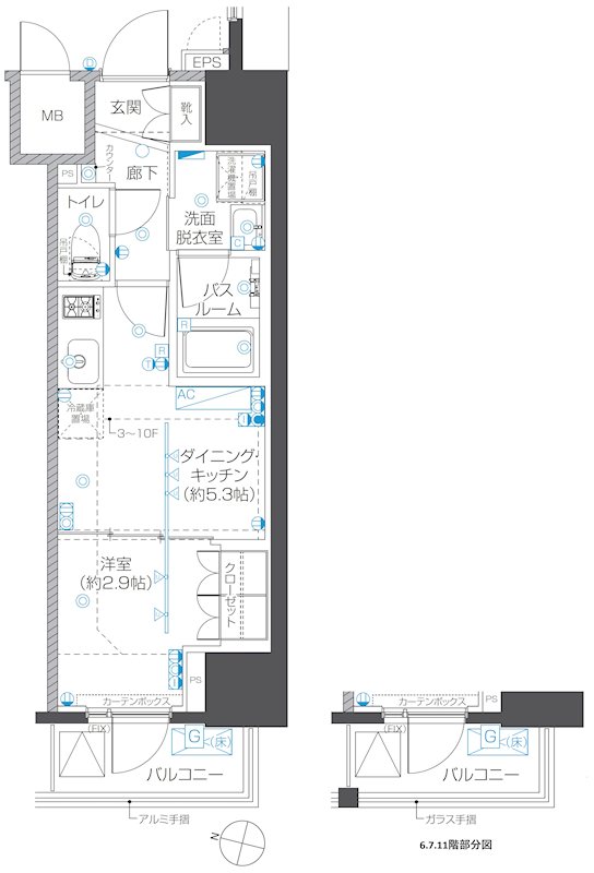 ZOOM本郷 間取り図